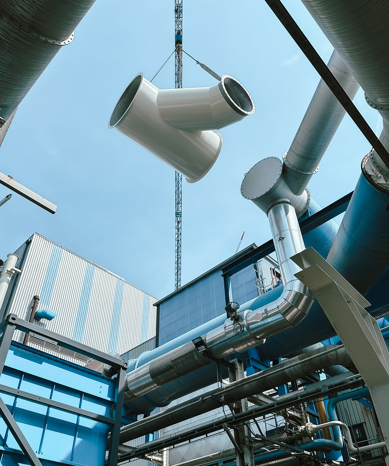 Industriële piping en leidinginstallaties in de Antwerpse haven