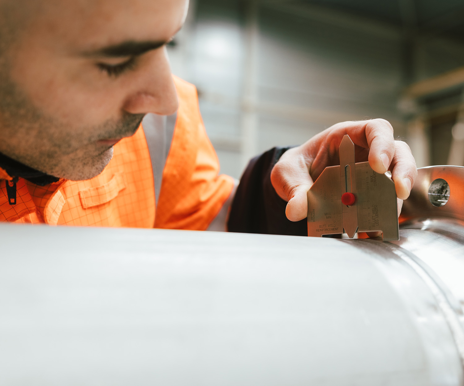 Technische kwaliteitscontrole van een industriële installatie