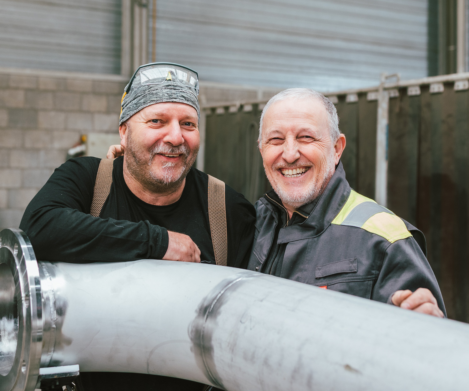 Collega’s van Gilmaso werken samen aan een industrieel project