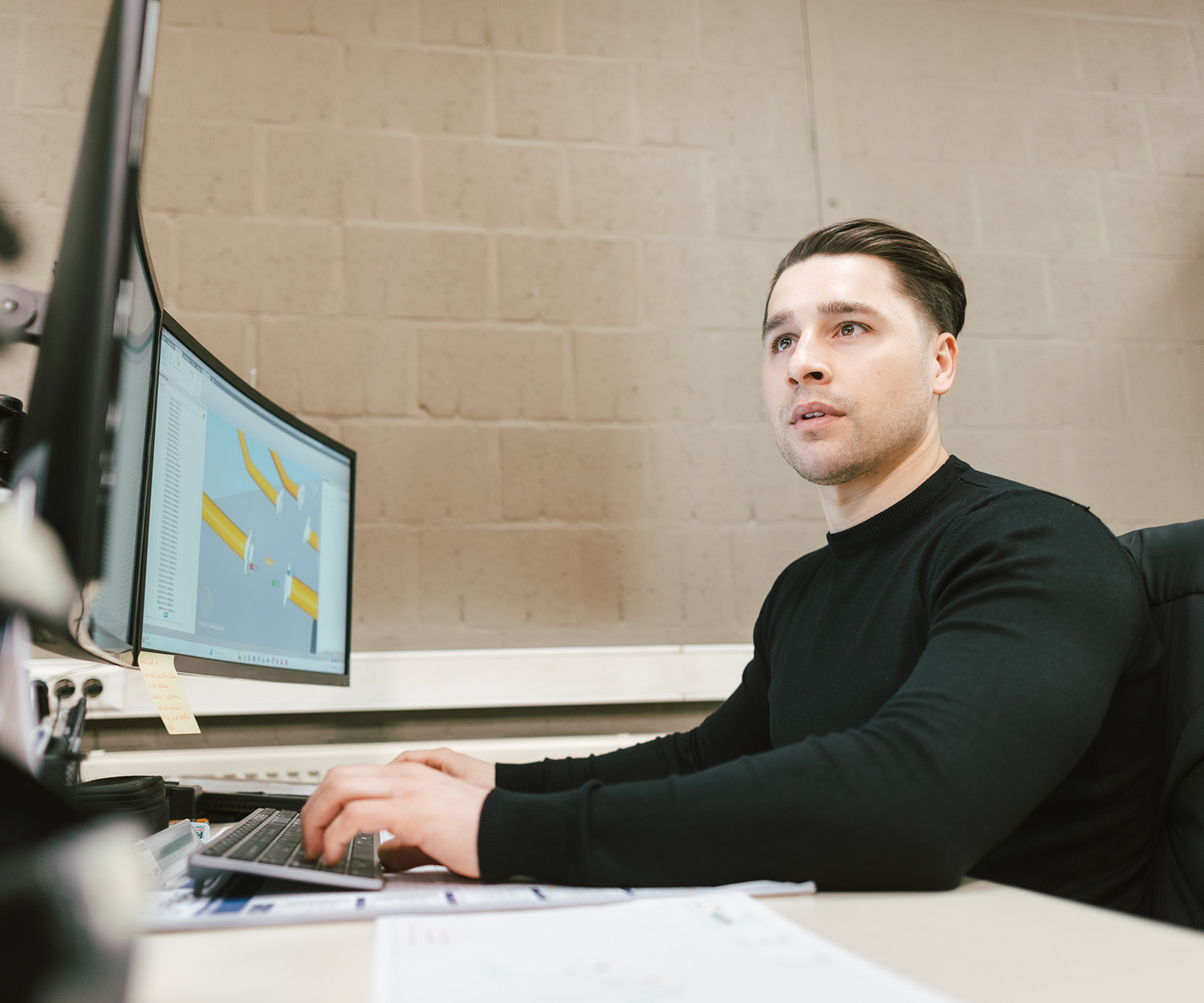 Technische ondersteuning van Gilmaso voor een industrieel project
