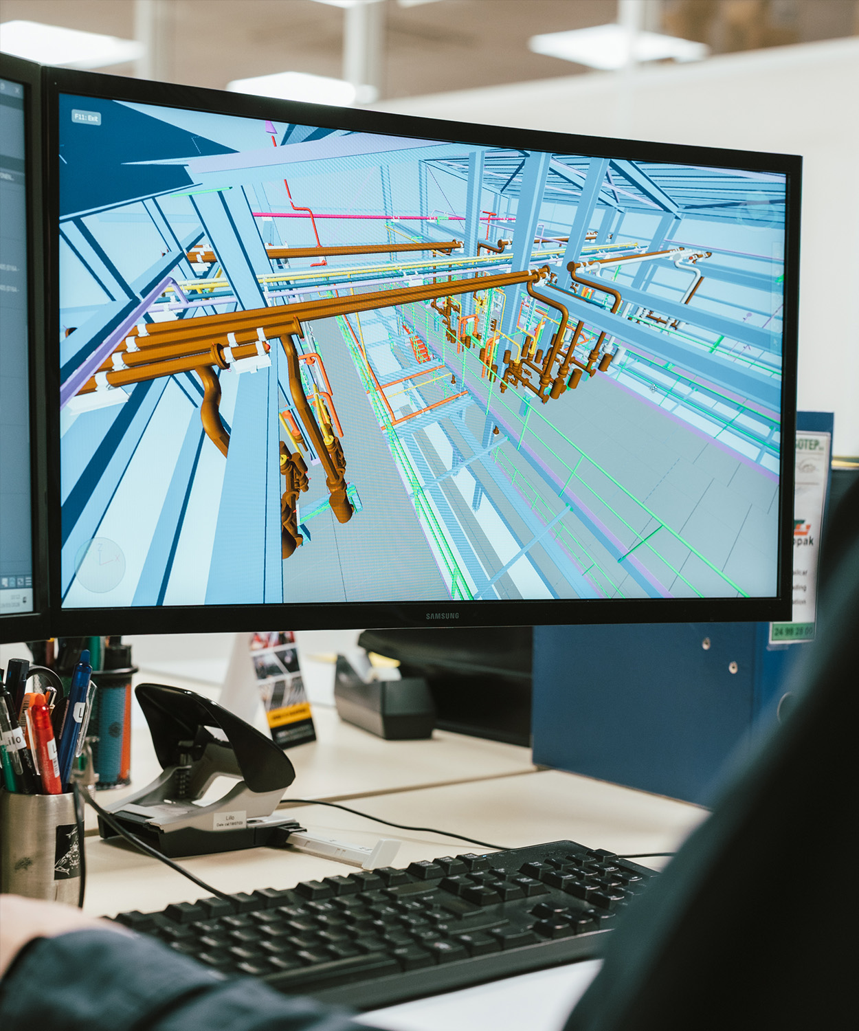 Technische opvolging en voorbereiding van een industrieel project